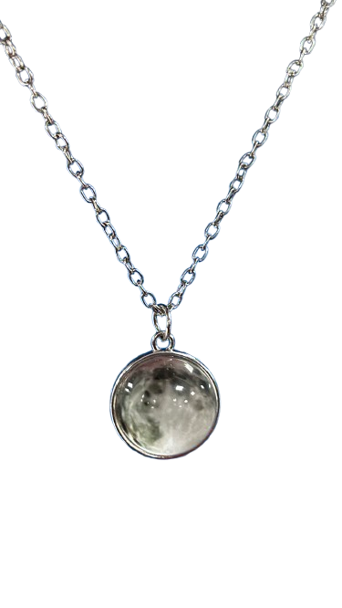 Cosmic Eclipse Locket  Moon Necklace 📿