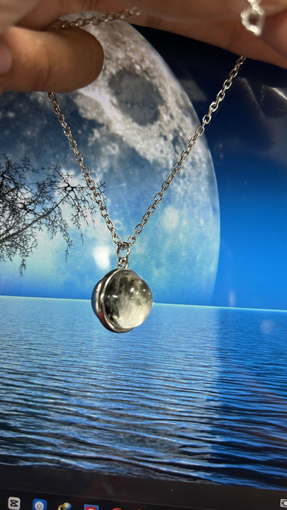 Cosmic Eclipse Locket  Moon Necklace 📿