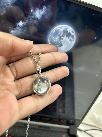 Cosmic Eclipse Locket  Moon Necklace 📿