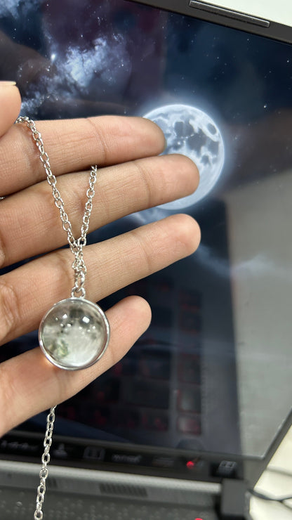 Cosmic Eclipse Locket  Moon Necklace 📿