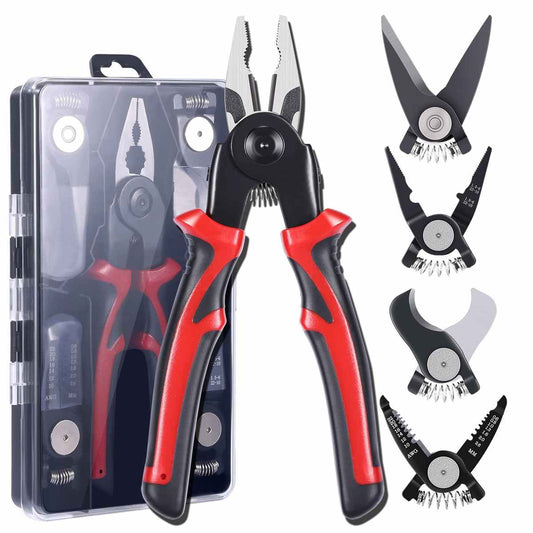 Multifunctional 5-in-1 interchangeable pliers